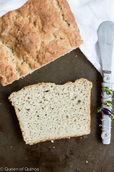 Gluten-Free English Muffin Bread via @alyssarimmer [#glutenfree #dairyfree]