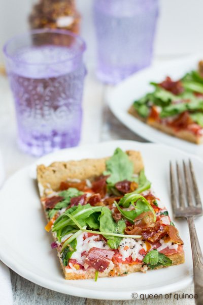 Gluten-Free Multigrain Pizza via @alyssarimmer | #glutenfree #multigrain #starchfree