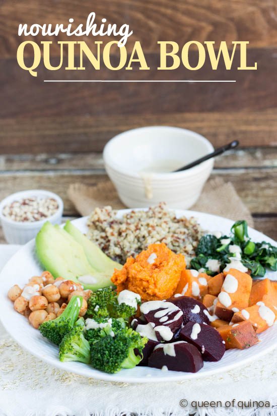 Nourishing Quinoa Bowl and some thoughts on yo-yo dieting and clean eating!