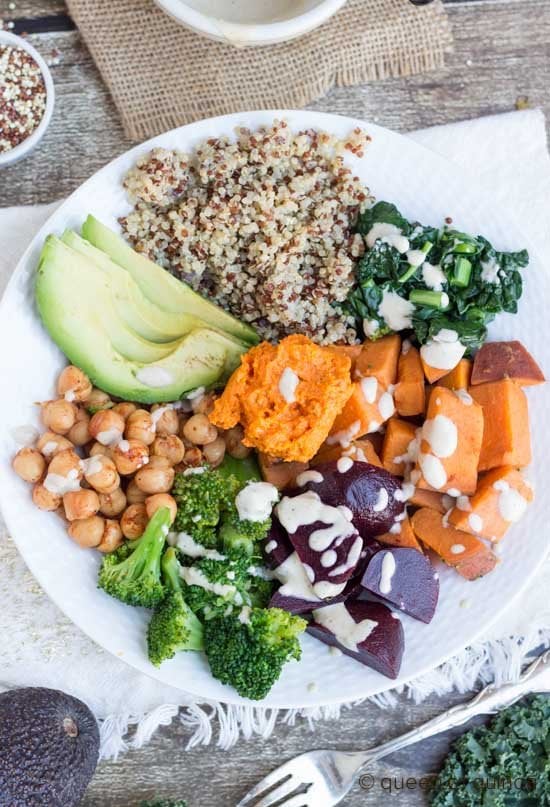 Nourishing Quinoa Bowl and some thoughts on yo-yo dieting and clean eating!